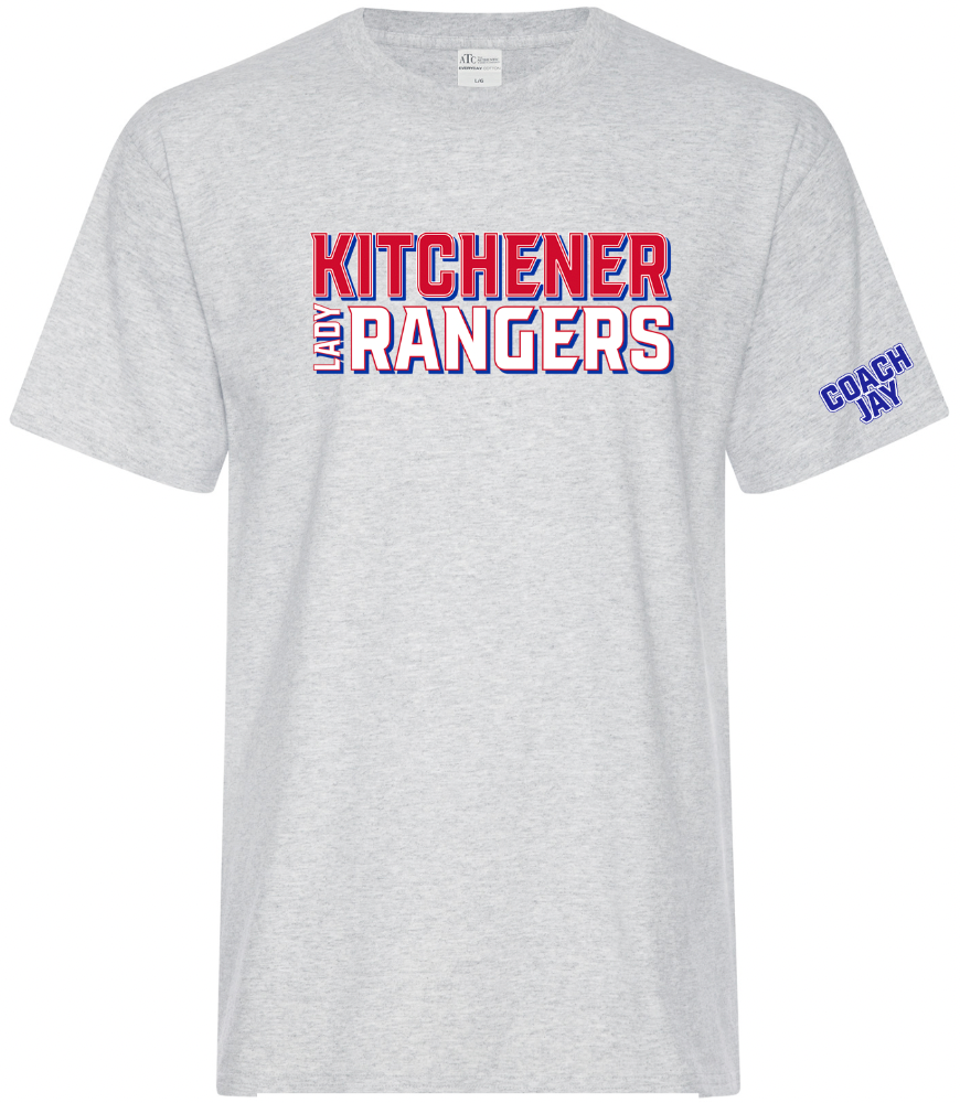 Lady Rangers Block Letter Tee