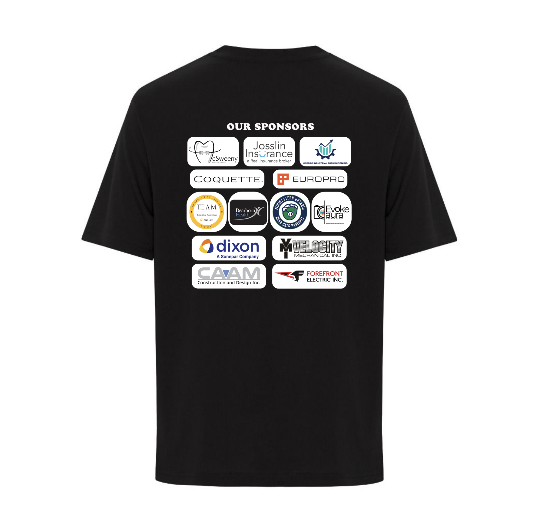 PANTHERS BASEBALL TEAM SHIRT - ADULT